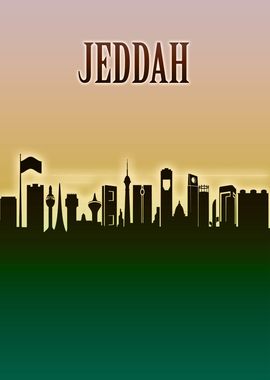 Jeddah Skyline Minimal