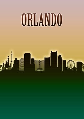 Orlando Skyline Minimal