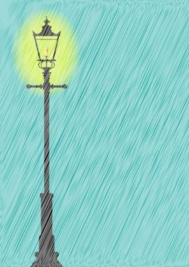 Lamppost In the Rain