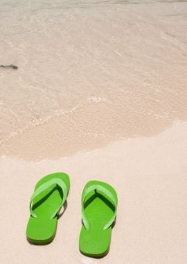 Flip Flops On The Beach