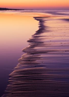 Sea Coast At Sunset