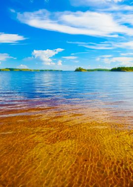 Saimaa Lake In Finland