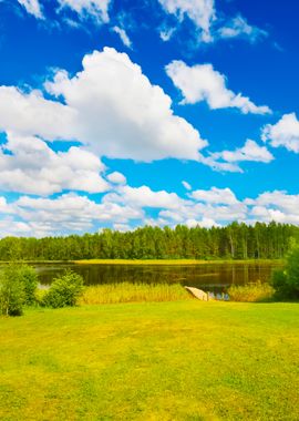 A Lake In Estonia In Beaut