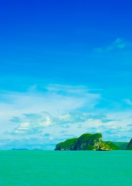 Boat On Sea In Samui Islan