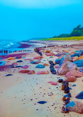 Sea Shore Sand With Pebble