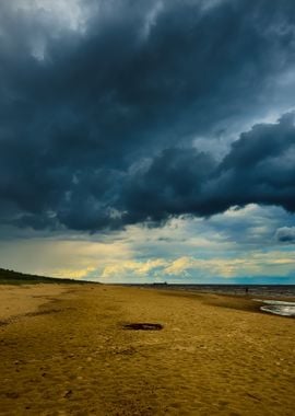 Baltic Sea Shore In Latvia