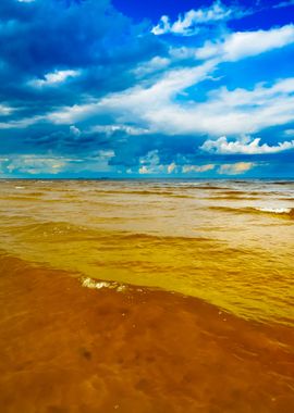 Baltic Sea Shore In Latvia