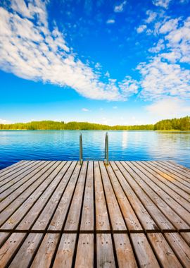 Saimaa Lake In Finland