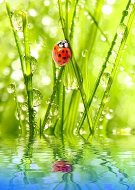 Ladybug artwork