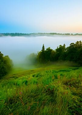 View On Gauja Valley In Sp