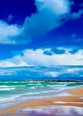 Baltic Sea Shore In Ventsp