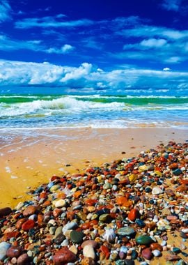 Baltic Sea Shore In Latvia