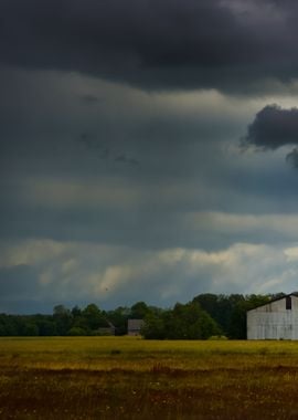 Tornado Storm Clouds Above