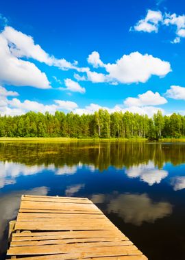 A Lake In Estonia In Beaut