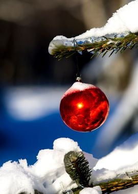 Red Ornament Ball