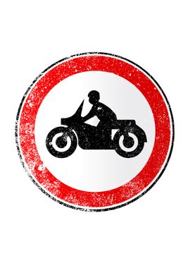 Motorcycle Traffic Sign