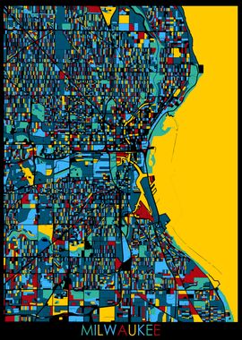 milwaukee map retro 4