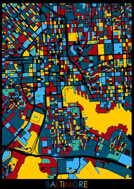 baltimore map retro 4