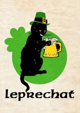 Leprechat Funny Cat Irish