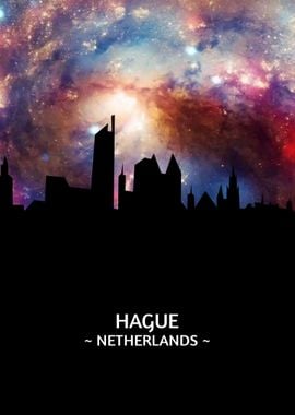 Hague Netherlands Skyline 