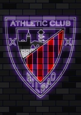 Athletic Bilbao neon sign