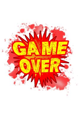 Game Over Cartoon Explosio