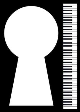 Piano Keyhole Musical