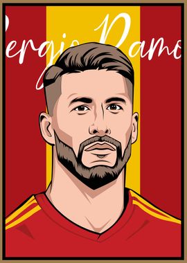 Sergio Ramos Portrait