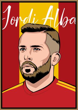 Jordi Alba Portrait