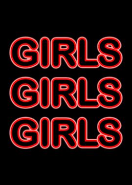 Girls Red Neon Sign