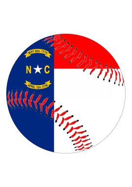 North Carolina Flag Baseba