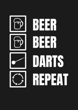 BEER BEER DARTS REPEAT