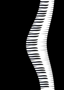 Abstract Piano Keys 