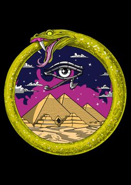 Egyptian Ouroboros Snake