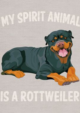 Rottweiler funny poster