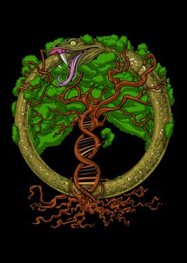 Tree Of Life Ourboros 