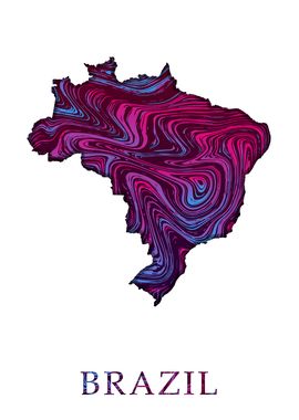 Brazil Liquid Map