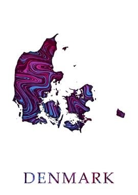 Denmark Liquid Map