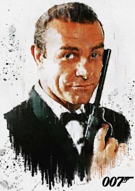 Sean Connery Painting