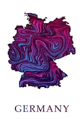 Germany Liquid Map