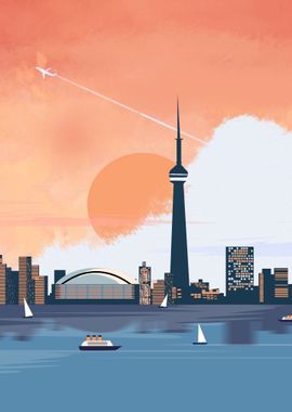 Toronto Kanada Skyline