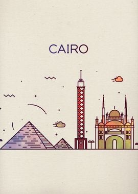 Cairo Egypt City Skyline