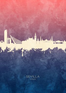 ﻿Sevilla Spain Skyline