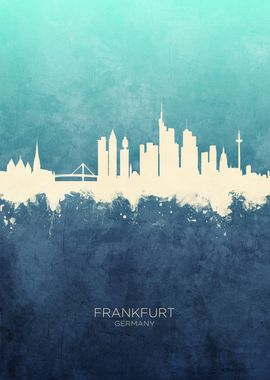 Frankfurt Germany Skyline