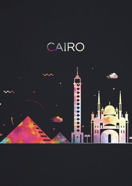 Cairo Egypt City Skyline