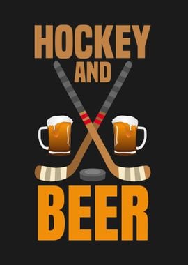 HOCKEY AND BEER