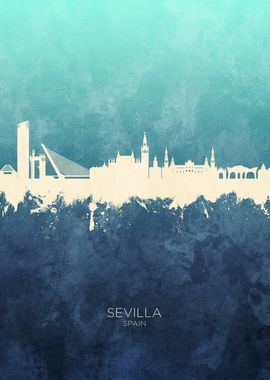 Sevilla Spain Skyline