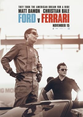 FordvsFerrari Movie Poster