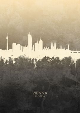 Vienna Austria Skyline