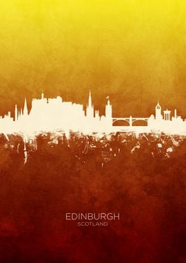 Edinburgh Scotland Skyline